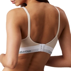 Soutien Gorge Beige Femme Calvin Klein Jeans Sandshell