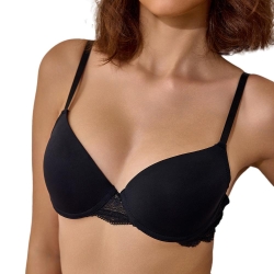 Soutien-Gorge Noir Fushia Femme Les Petites Bombes Louna