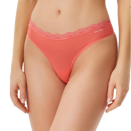 String Corail Femme Calvin Klein Jeans Thong