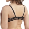 Soutien Gorge Noir/Beige Femme Dim Pétale
