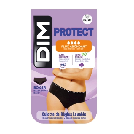 Culotte De Règle Noire Femme Dim DAYB