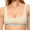 brassière Beige Femme Calvin Klein Jeans Unlined