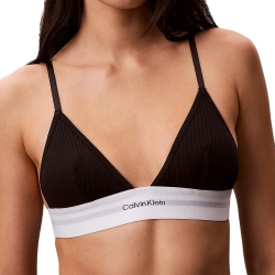 Soutien-Gorge Noir Femme Calvin Klein Jeans Unlined Triangle