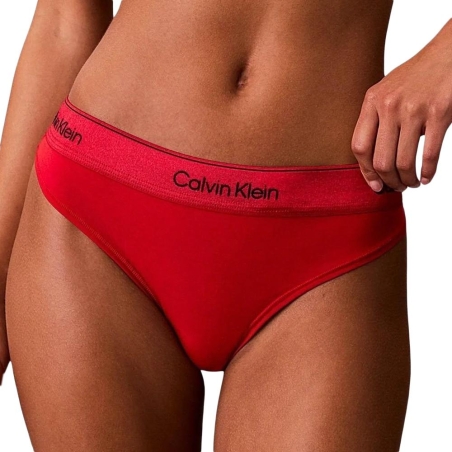 String Rouge Femme Calvin Klein Jeans Bikini
