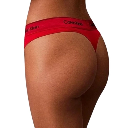 String Rouge Femme Calvin Klein Jeans Bikini