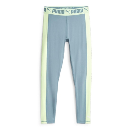 Legging Vert/Bleu Femme Puma Waist