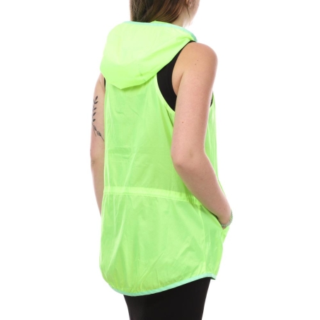 Coupe-vent Vert Fluo Femme New Balance Windcheater