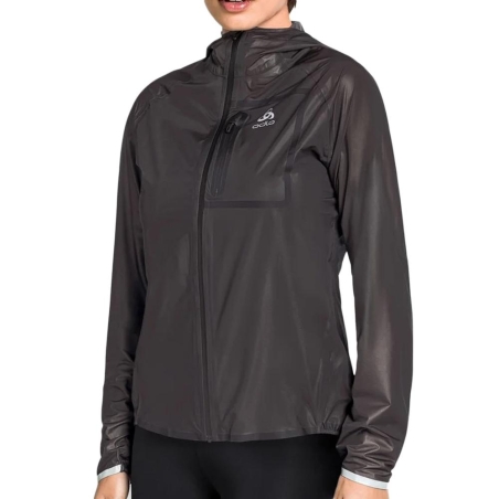 Veste Noir Femme Odlo Dual Dry