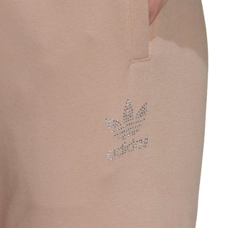 Jogging Beige femme Adidas Open Hem