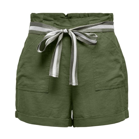 Short Vert Femme Only Rita Lurex