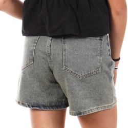 Bermuda en Jean Bleu Délaver Femme Monday Premium Bermuda Coupe