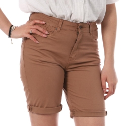 Bermuda Marron Femme Lee Cooper Wopara