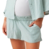 Short de Grossesse Vert Amande Femme Mamalicious Mags