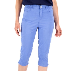 Pantacourt Corsaire Bleu Femme TBS SANTACOR
