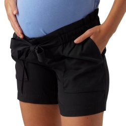 Short de Grossesse Noir Femme Mamalicious Bethune Woven