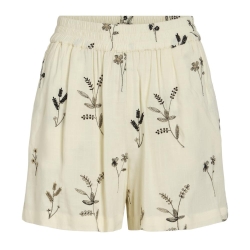 Short Écru/Noir Femme Vila Viwillis