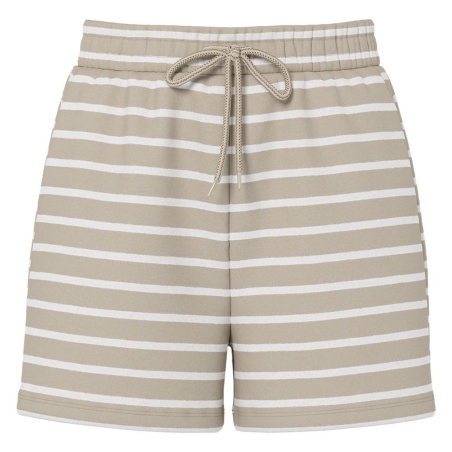 Short Beige/Blanc Femme Pieces Chilli