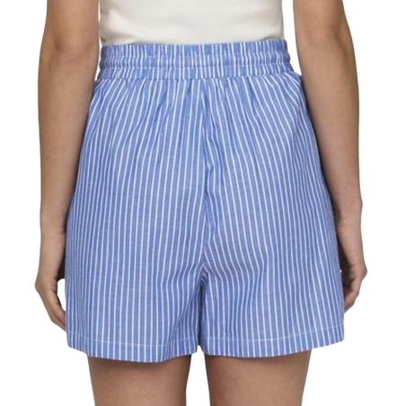 Short Bleu à Rayures Femme Only Arja