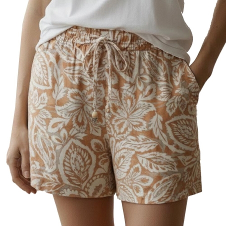 Short Orange/Ecru Femme Vero Moda Nethe