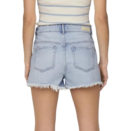 Short en Jean Bleu Femme Only Rhinestone