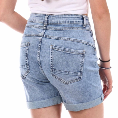 Short Bleu Femme Monday Premium Long Medium