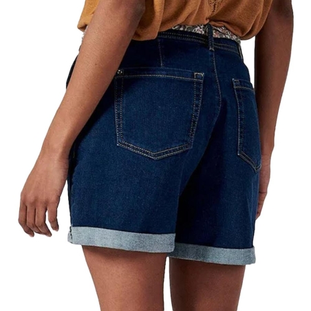 Short en Jeans Bleu Foncé Femme Kaporal VAURE