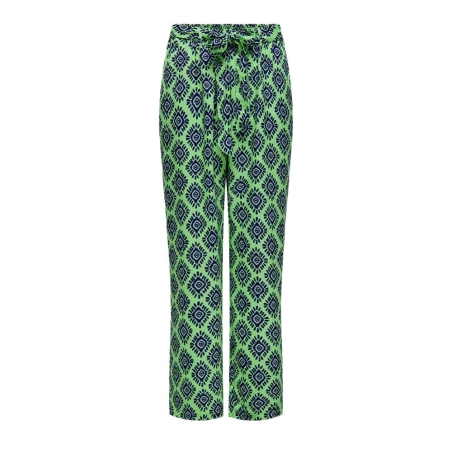 Pantalons fluide Vert Femme Only Palazzo