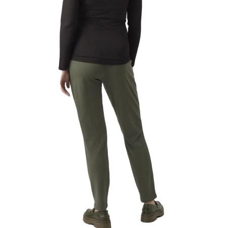 Pantalon de Grossesse Kaki Femme Mamalicious Mini