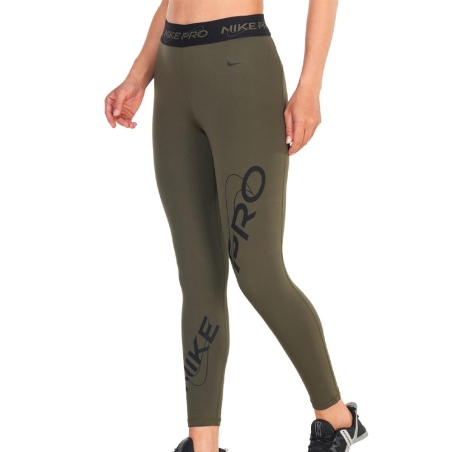 Legging Kaki Femme Nike 7/8 training PRO