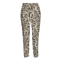 Pantalon fluide Noir/Beige Femme Vero Moda Easy Joy