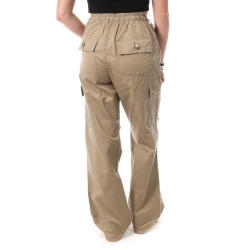 Pantalon Cargo Marroné Femme Monday Premium 3178