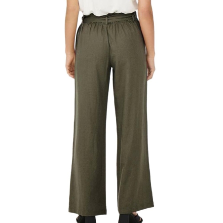 Pantalon Kaki Femme JDY Linen