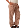 Pantalon Blanc/Marron Femme Mamalicious Rita