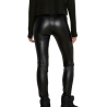 Pantalon Simili cuir Noir Femme Noisy May Coated