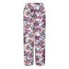 Pantalon Blanc/Vert/Rose Femme Only Nova Life Palazzo