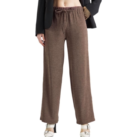 Pantalon Fluide Marron Femme Vero Moda Luna