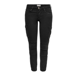 Pantalon Cargo Noir Femme Only Missouri