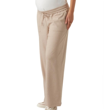 Pantalon Écru Femme Mamalicious Malin