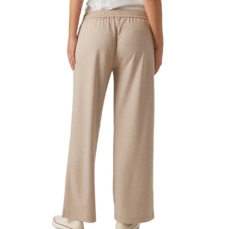 Pantalon Écru Femme Mamalicious Malin