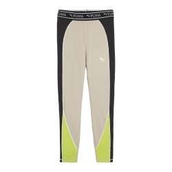 Legging Beige/Jaune Fluo/Noir Femme Puma 525027