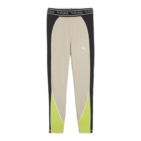 Legging Beige/Jaune Fluo/Noir Femme Puma 525027