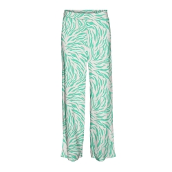 Pantalon Fluide Vert/Jaune/Rose à Motifs Femme Vero Moda Easy Joy
