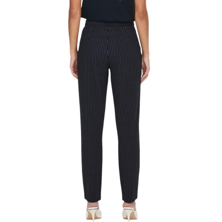 Pantalon Fluide Marine à rayures Femme JDY Tanja