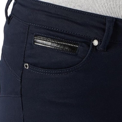 Pantalon Slim Marine enduit Femme Morgan Palona