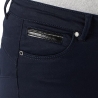 Pantalon Slim Marine enduit Femme Morgan Palona