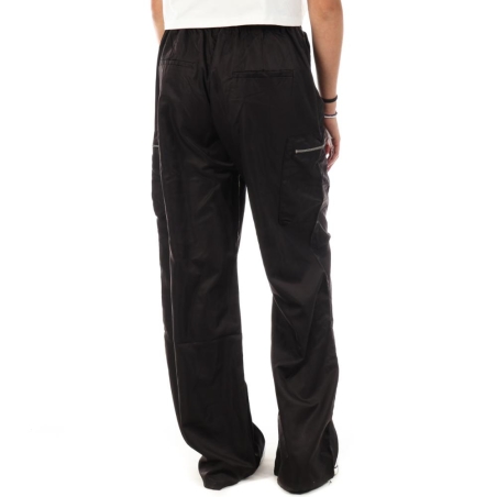Pantalon fluide Noir Femme Monday Premium Parachute