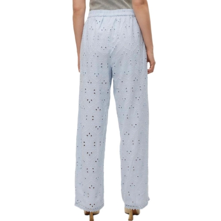 Pantalon fluide Bleu Femme Vero Moda Wide