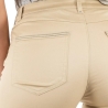 Pantalon Slim Beige enduit Femme Morgan Palona