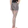 Legging à Imprimés Noir/Écru Vero Moda Lia