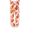 Pantalon Orange à fleurs Femme Only Nova Life Palazzo